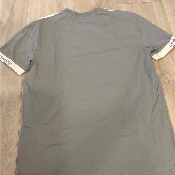Armani Exchange Light Gray Short Sleeve Tee - Picture 4 of 6